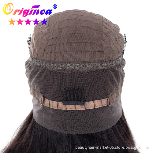 Cheap price high quality pineapple wave natural color 360 lace front wig tunisia wig